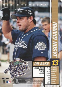 2002 MLB Showdown All-Star Game #008 Jason Giambi Front