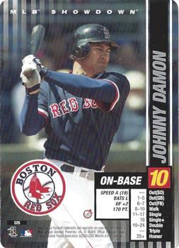 2002 MLB Showdown Trading Deadline #025 Johnny Damon Front