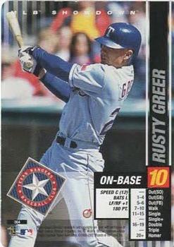 2002 MLB Showdown Trading Deadline #064 Rusty Greer Front