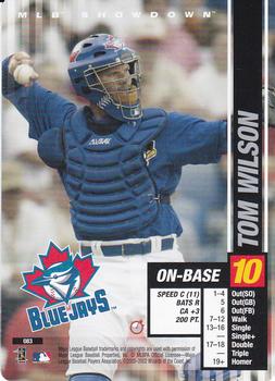2002 MLB Showdown Trading Deadline #083 Tom Wilson Front