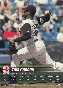 2004 MLB Showdown #077 Tom Gordon Front