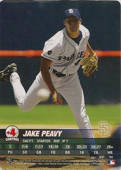 2004 MLB Showdown Pennant Run #037 Jake Peavy Front