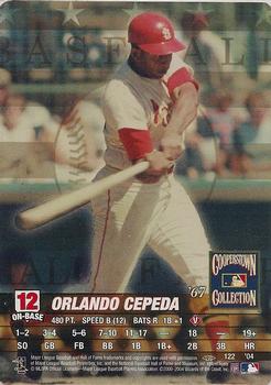 2004 MLB Showdown Pennant Run #122 Orlando Cepeda Front