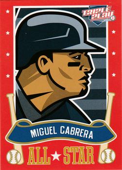 2013 Panini Triple Play - All-Stars #22 Miguel Cabrera Front