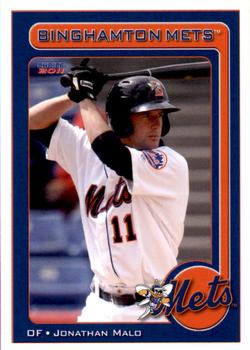 2011 Choice Binghamton Mets #17 Jonathan Malo Front