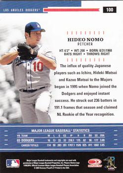 2004 Donruss Throwback Threads #100 Hideo Nomo Back