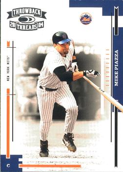 2004 Donruss Throwback Threads #128 Mike Piazza Front