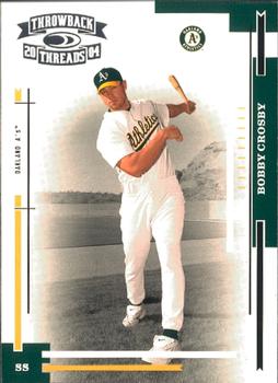 2004 Donruss Throwback Threads #144 Bobby Crosby Front