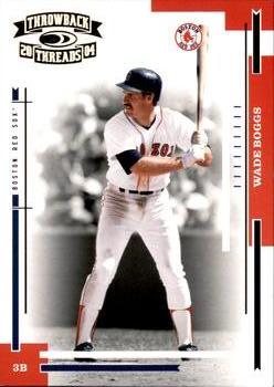 2004 Donruss Throwback Threads #204 Wade Boggs Front
