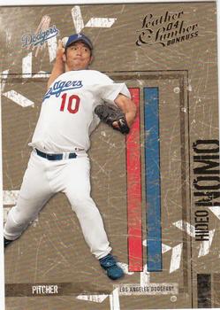 2004 Donruss Leather & Lumber #71 Hideo Nomo Front