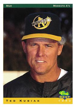 1993 Classic Best Modesto A's #26 Ted Kubiak Front