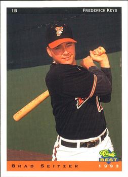 1993 Classic Best Frederick Keys #23 Brad Seitzer Front