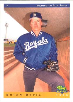 1993 Classic Best Wilmington Blue Rocks #3 Brian Bevil Front