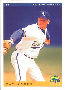 1993 Classic Best Wilmington Blue Rocks #7 Pat Dando Front