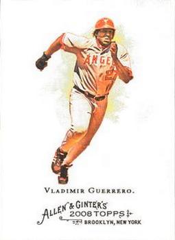 2008 Topps Allen & Ginter #20 Vladimir Guerrero Front