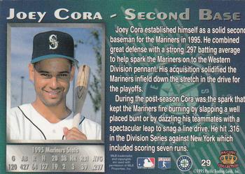 1995 Pacific Seattle Mariners #29 Joey Cora Back