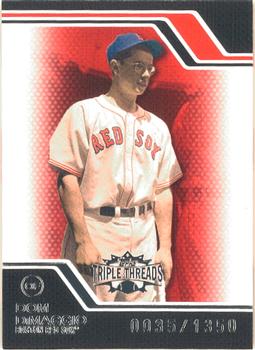 2008 Topps Triple Threads #91 Dom DiMaggio Front