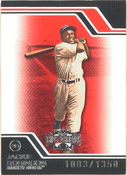 2008 Topps Triple Threads #142 Jackie Robinson Front