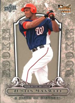 2008 Upper Deck A Piece of History #150 Justin Maxwell Front