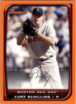 2008 Bowman - Orange #89 Curt Schilling Front