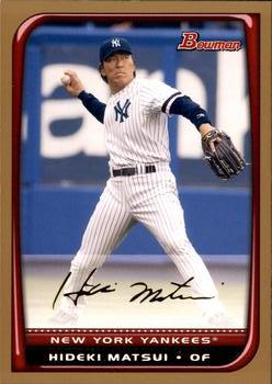 2008 Bowman - Gold #42 Hideki Matsui Front