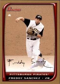 2008 Bowman - Gold #93 Freddy Sanchez Front