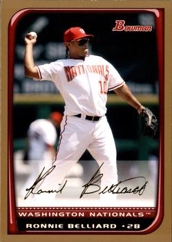 2008 Bowman - Gold #128 Ronnie Belliard Front