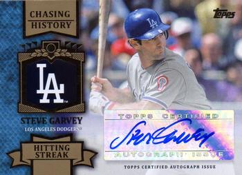 2013 Topps - Chasing History Autographs Gold #CHA-SG Steve Garvey Front