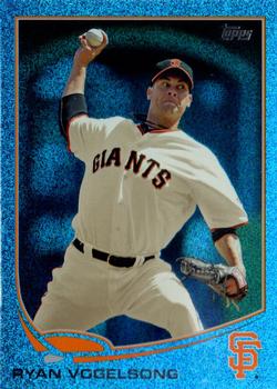 2013 Topps - Silver Slate Blue Sparkle #132 Ryan Vogelsong Front