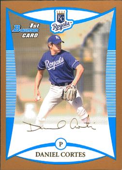 2008 Bowman - Prospects Gold #BP82 Daniel Cortes Front