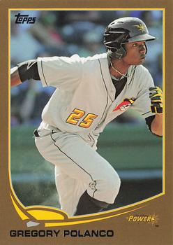 2013 Topps Pro Debut - Gold #154 Gregory Polanco Front