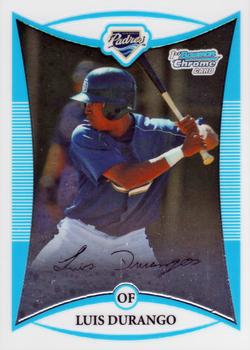 2008 Bowman - Chrome Prospects #BCP52 Luis Durango Front