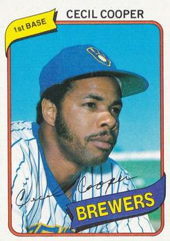 1980 Topps #95 Cecil Cooper Front