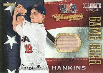 2013 Panini USA Baseball Champions - Game Gear Bats #8 Jordan Hankins Front