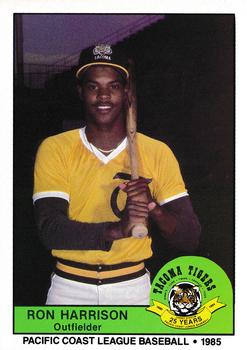 1985 Cramer Tacoma Tigers #137 Ron Harrison Front