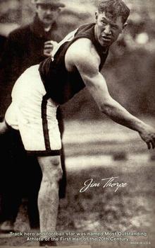 2013 Panini Golden Age - Exhibits #1 Jim Thorpe Front