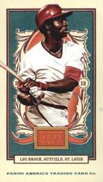 2013 Panini Golden Age - Mini American Caramel Blue Back #102 Lou Brock Front