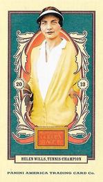 2013 Panini Golden Age - Mini Carolina Brights Green Back #27 Helen Wills Front