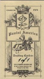 2013 Panini Golden Age - Mini Panini Logo Black Back #144 Lyman Bostock Back