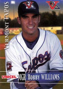 2005 Grandstand Vermont Expos #NNO Bobby Williams Front