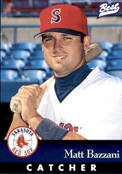 1997 Best Sarasota Red Sox #2 Matt Bazzani Front