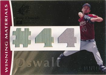 2008 SPx - Winning Materials Jersey Number 125 #WM-RO Roy Oswalt Front