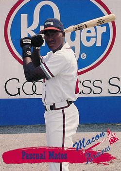1995 Multi-Ad Macon Braves #NNO Pascual Matos Front