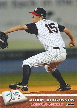 2009 Grandstand Asheville Tourists #NNO Adam Jorgenson Front