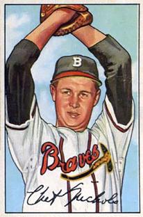 1987 Card Collectors 1952 Bowman Reprint #120 Chet Nichols Front