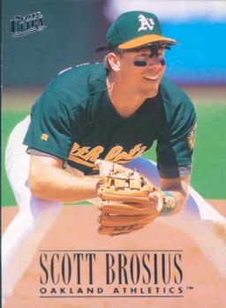 1996 Ultra #111 Scott Brosius Front