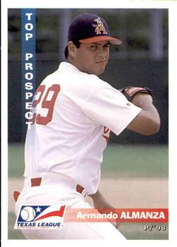 1998 Grandstand Texas League Top Prospects #NNO Armando Almanza Front