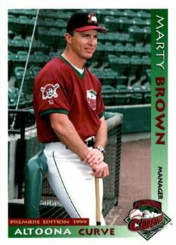 1999 Grandstand Altoona Curve #NNO Marty Brown Front