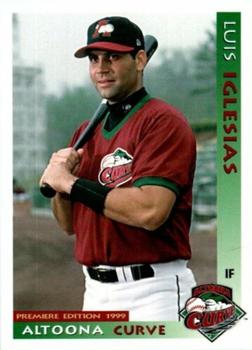 1999 Grandstand Altoona Curve #NNO Luis Iglesias Front