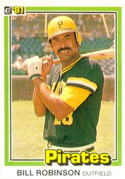 1981 Donruss #137 Bill Robinson Front